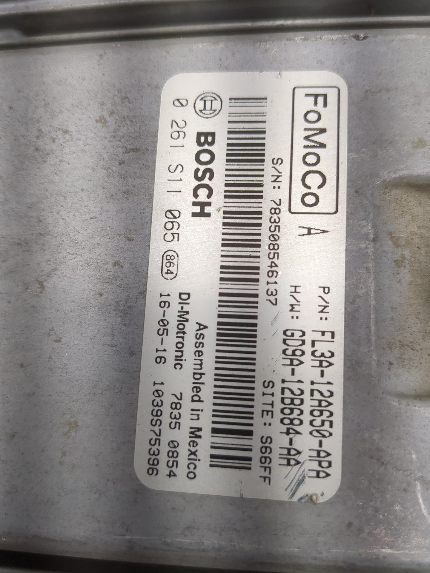 2016 Ford F150 PCM Engine Control Computer ECU ECM PCU OEM P/N:FL3A-12A650-APA GD9A-12B684-AA Fits Fits 2015 2017 2018 2019 