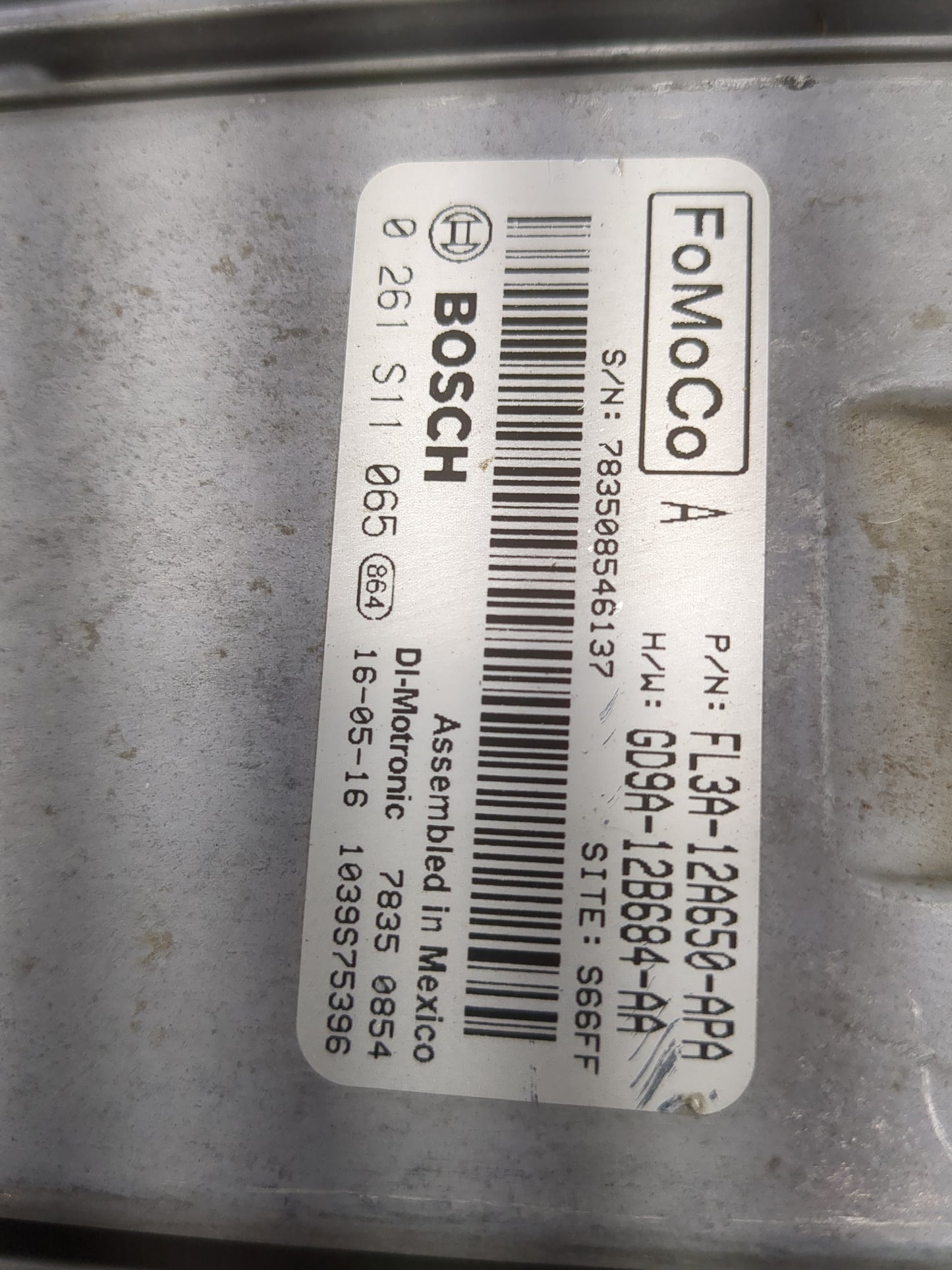 2016 Ford F150 PCM Engine Control Computer ECU ECM PCU OEM P/N:FL3A-12A650-APA GD9A-12B684-AA Fits Fits 2015 2017 2018 2019 