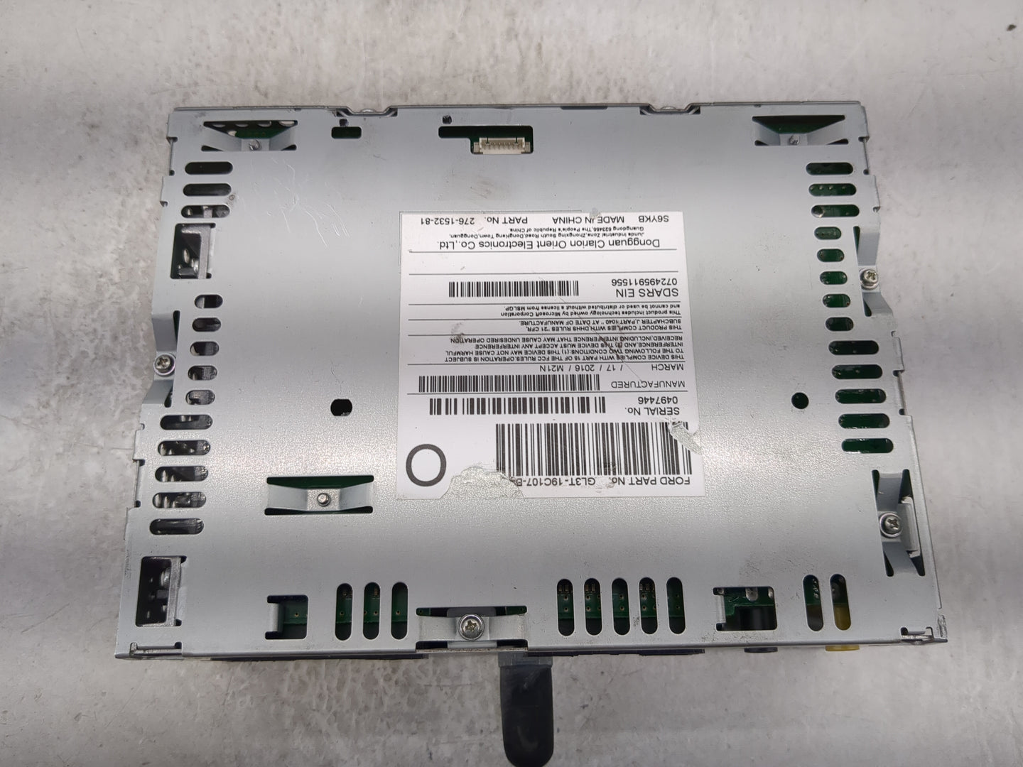 2016 Ford F150 Radio AM FM Cd Player Receiver Replacement P/N:PU-3640P-C GL3T-19C107-B, 276-1532-81 Fits Fits 2015 2017 OEM 
