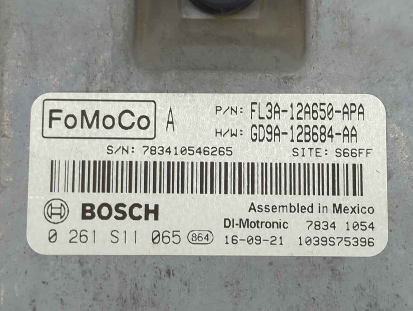 2016 Ford F150 PCM Engine Control Computer ECU ECM PCU OEM P/N:FL3A-12A650-APA GD9A-12B684-AA Fits Fits 2015 2017 2018 2019 
