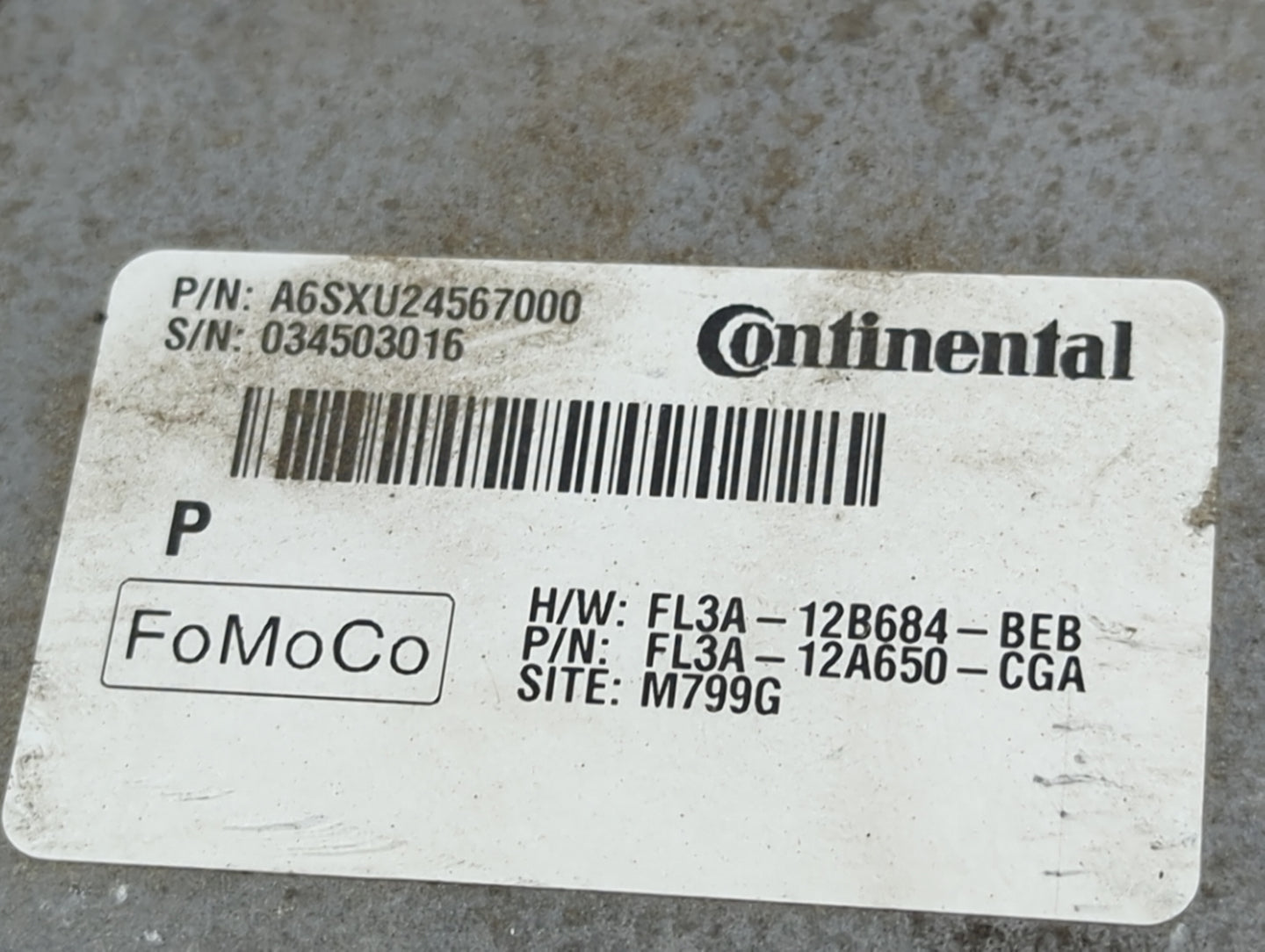 2016 Ford F150 PCM Engine Control Computer ECU ECM PCU OEM P/N:FL3A-12A650-CGA FL3A-12B684-BEB Fits Fits 2015 2017 2018 2019