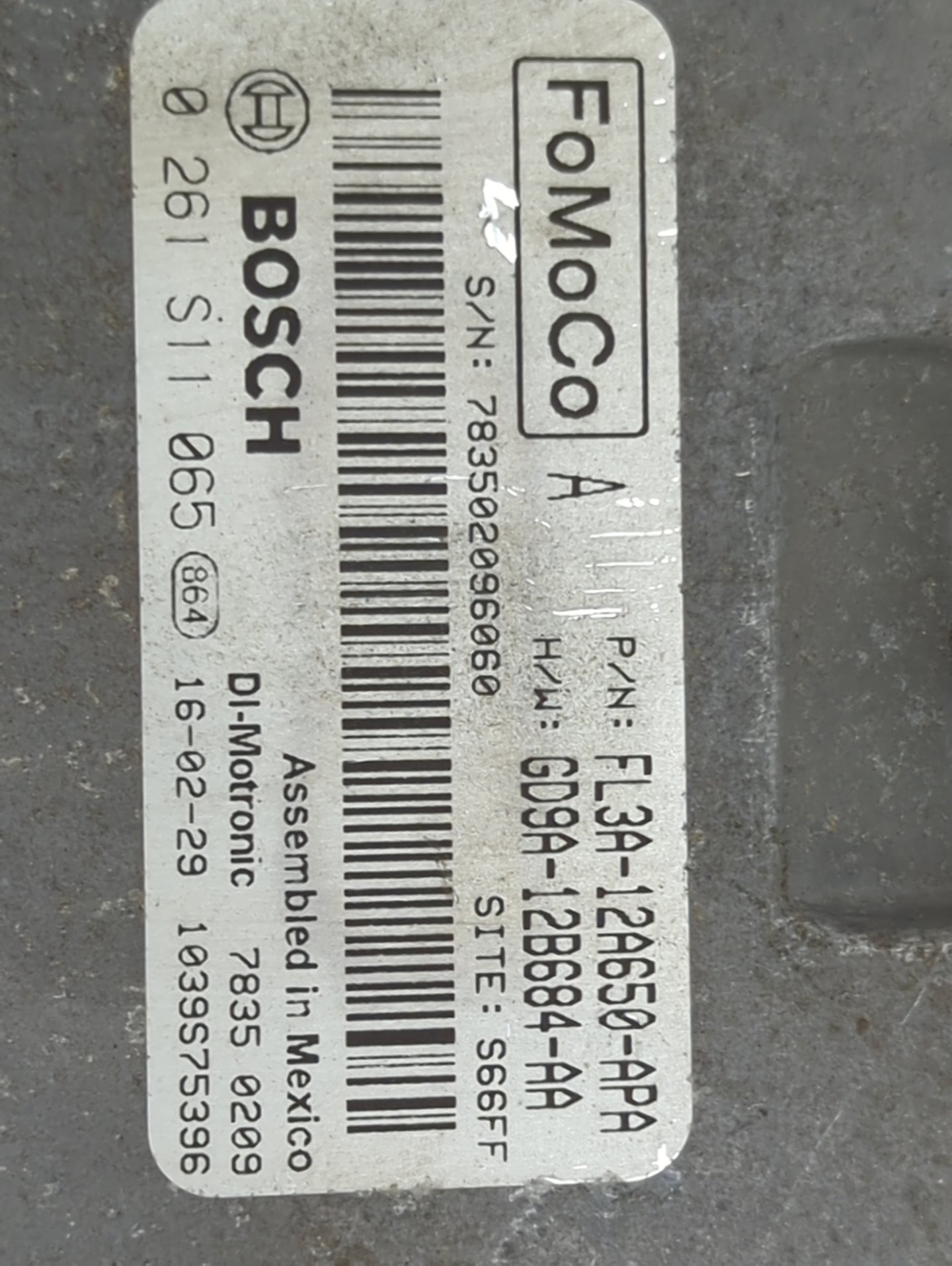 2016 Ford F150 PCM Engine Control Computer ECU ECM PCU OEM P/N:FL3A-12A650-APA GD9A-12B684-AA Fits Fits 2015 2017 2018 2019 
