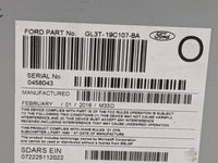 2016 Ford F150 Radio AM FM Cd Player Receiver Replacement P/N:PU-3640P-C GL3T-19C107-BA, 276-1532-81 Fits OEM Used Auto Part