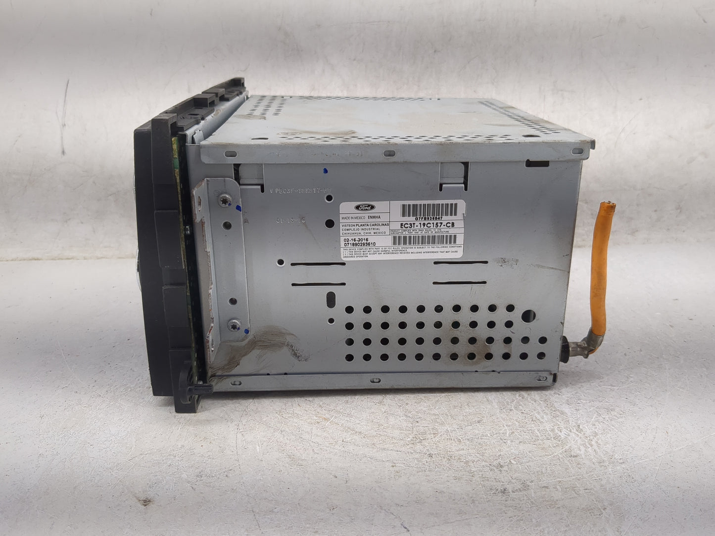 2016 Ford F250sd Radio AM FM Cd Player Receiver Replacement P/N:EC3T-19C157-CB Fits Fits 2014 2015 OEM Used Auto Parts - Oem