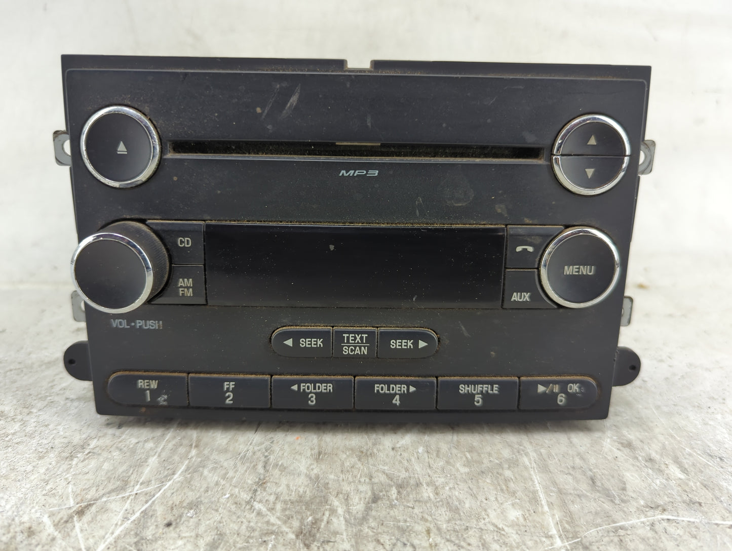 2016 Ford F250sd Radio AM FM Cd Player Receiver Replacement P/N:EC3T-18C869-EB Fits Fits 2014 2015 OEM Used Auto Parts - Oem