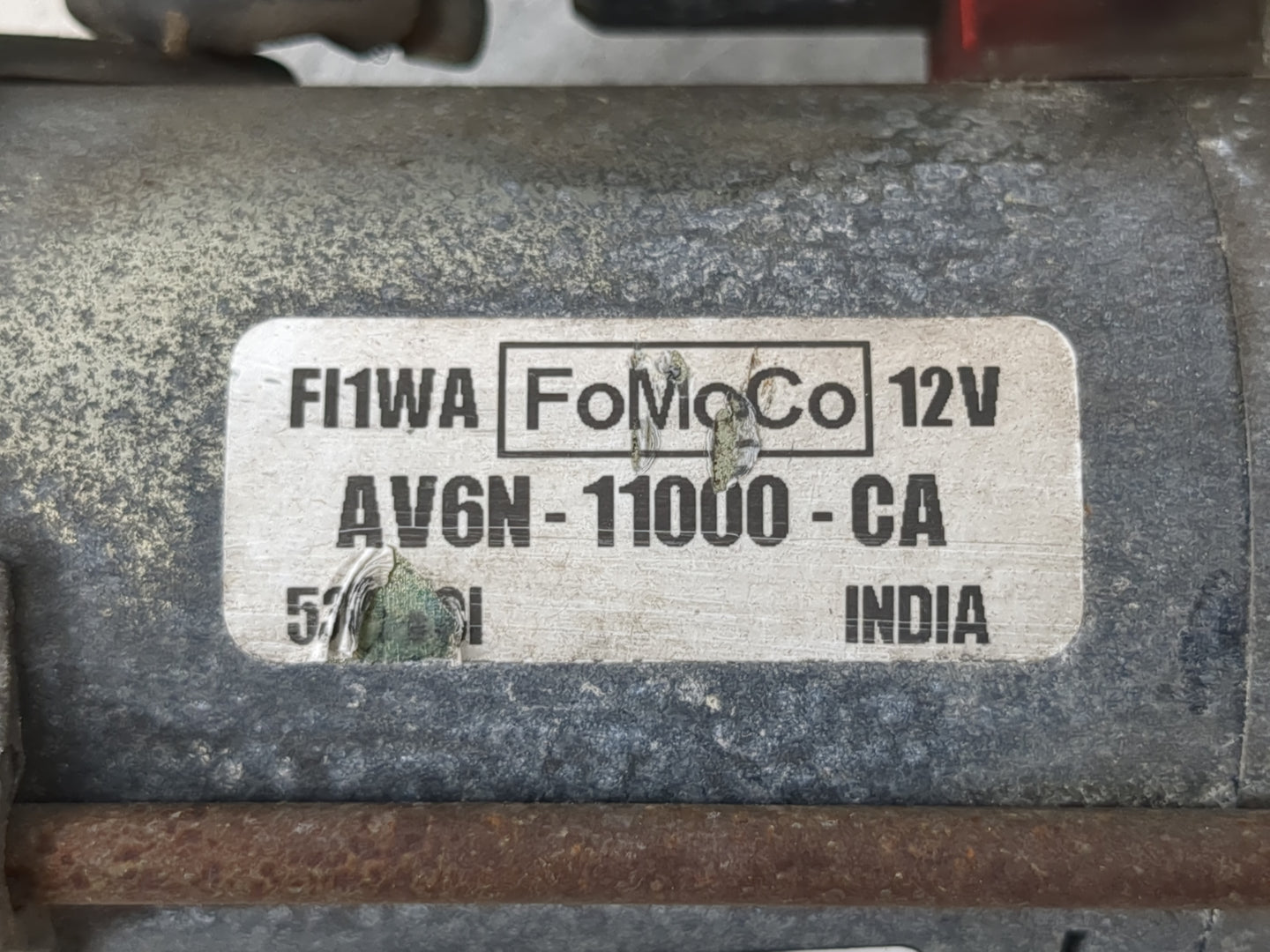2014-2019 Ford Fiesta Car Starter Motor Solenoid OEM P/N:AV6N-11000-CA Fits Fits 2014 2015 2016 2017 2018 2019 OEM Used Auto