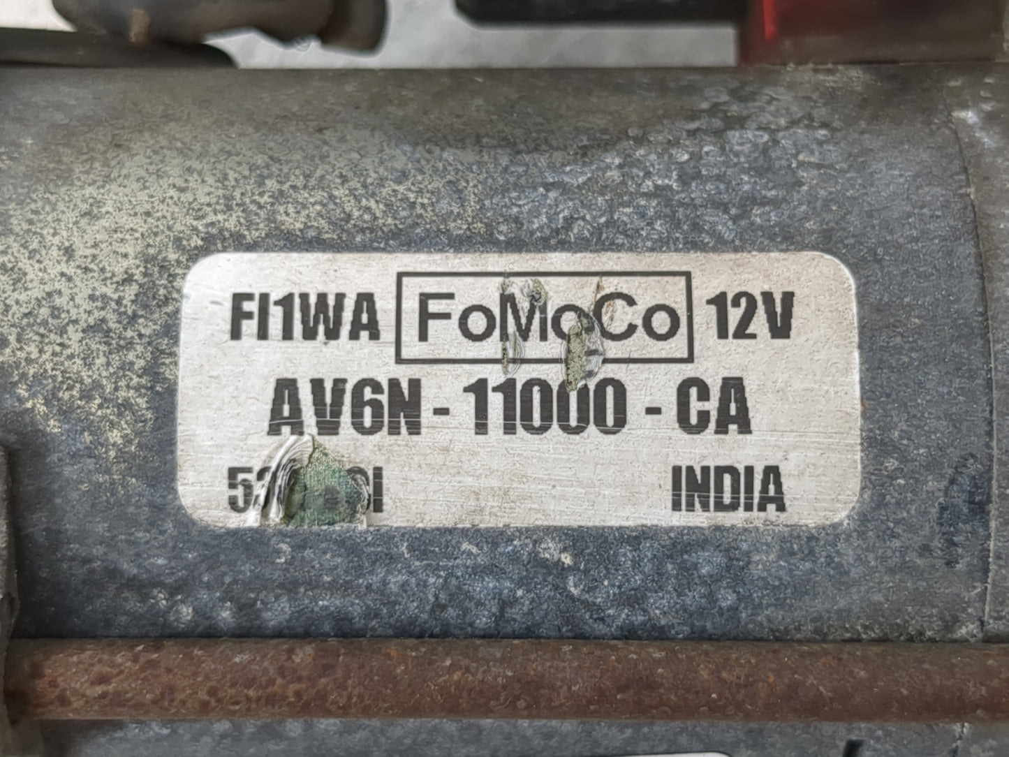 2014-2019 Ford Fiesta Car Starter Motor Solenoid OEM P/N:AV6N-11000-CA Fits Fits 2014 2015 2016 2017 2018 2019 OEM Used Auto