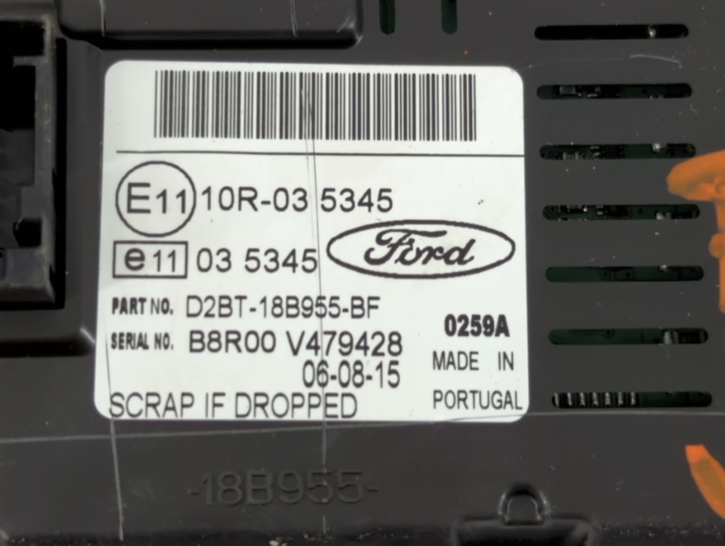 2014-2017 Ford Fiesta Information Display Screen - Oemusedautoparts1.com