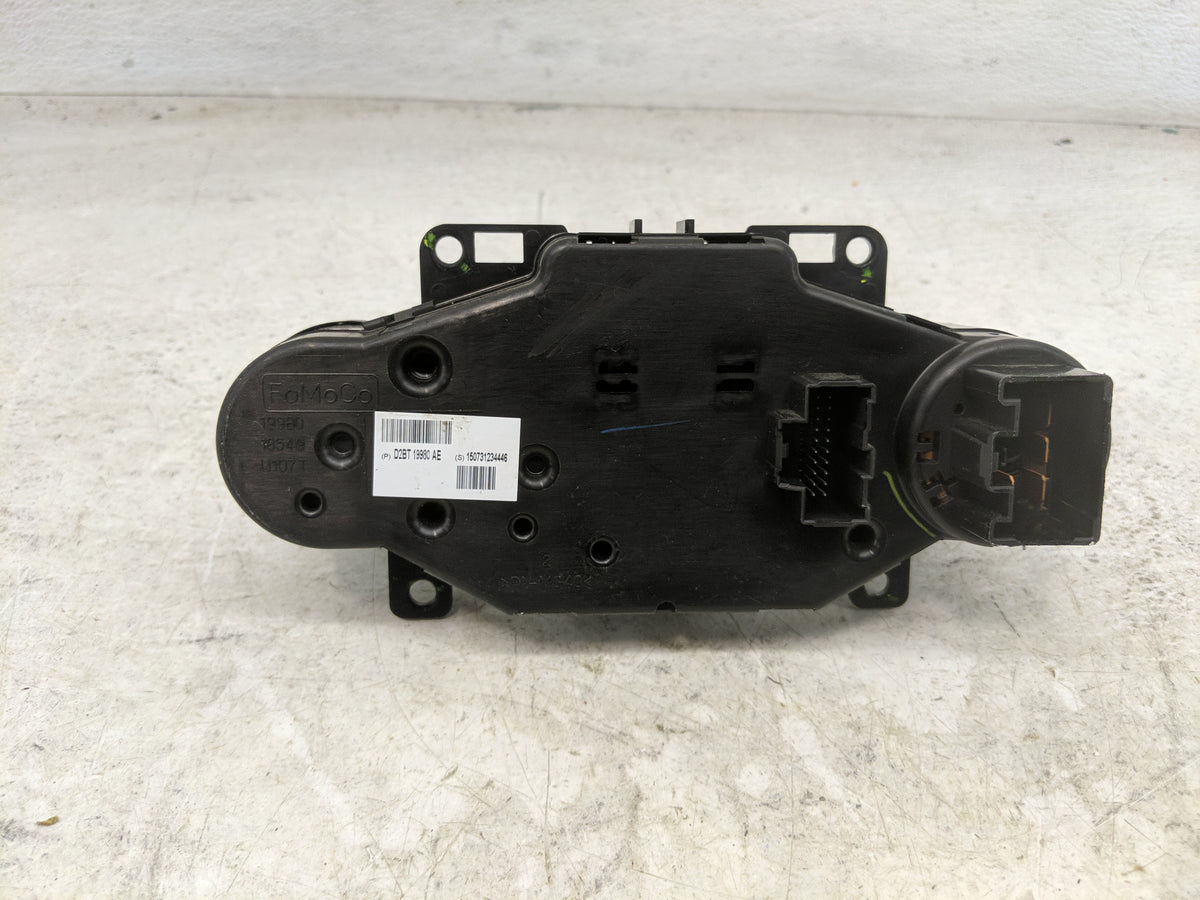 2014-2019 Ford Fiesta Climate Control Module Temperature AC/Heater Replacement P/N:D2BT-19980-AE Fits OEM Used Auto Parts - 