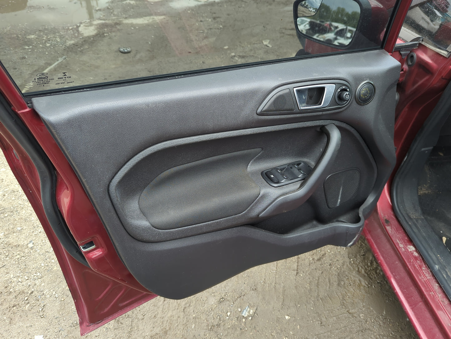 2016 Ford Fiesta Front Left Driver Interior Door Panel Trim - Oemusedautoparts1.com