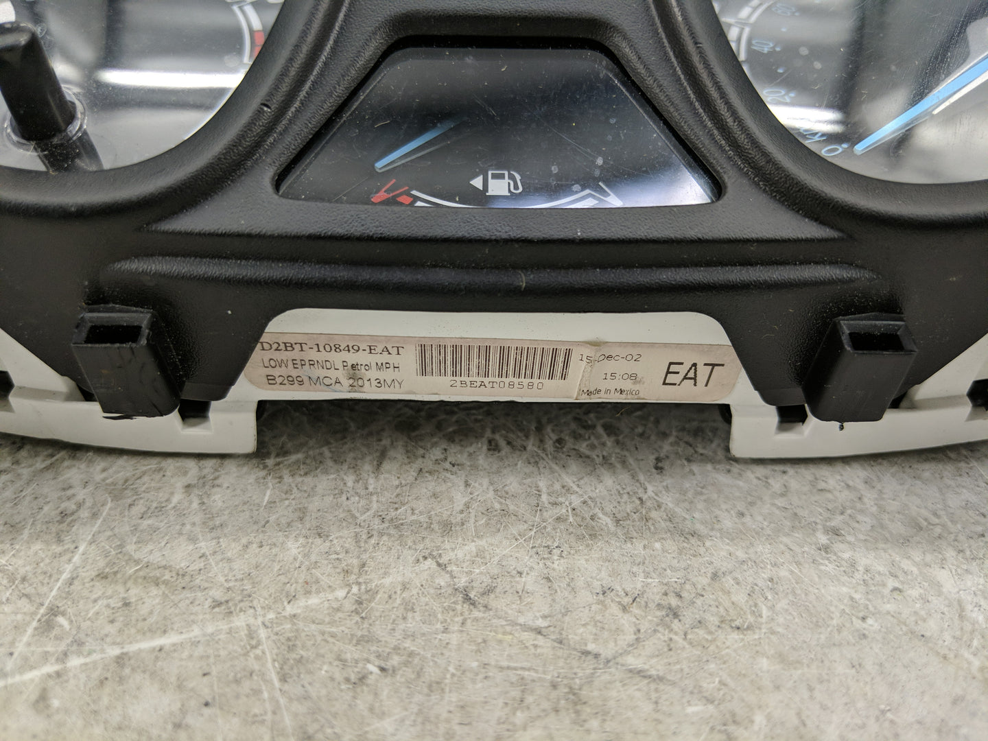 2015-2017 Ford Fiesta Instrument Cluster Speedometer Gauges P/N:D2BT-10849-EAT Fits Fits 2015 2016 2017 OEM Used Auto Parts 