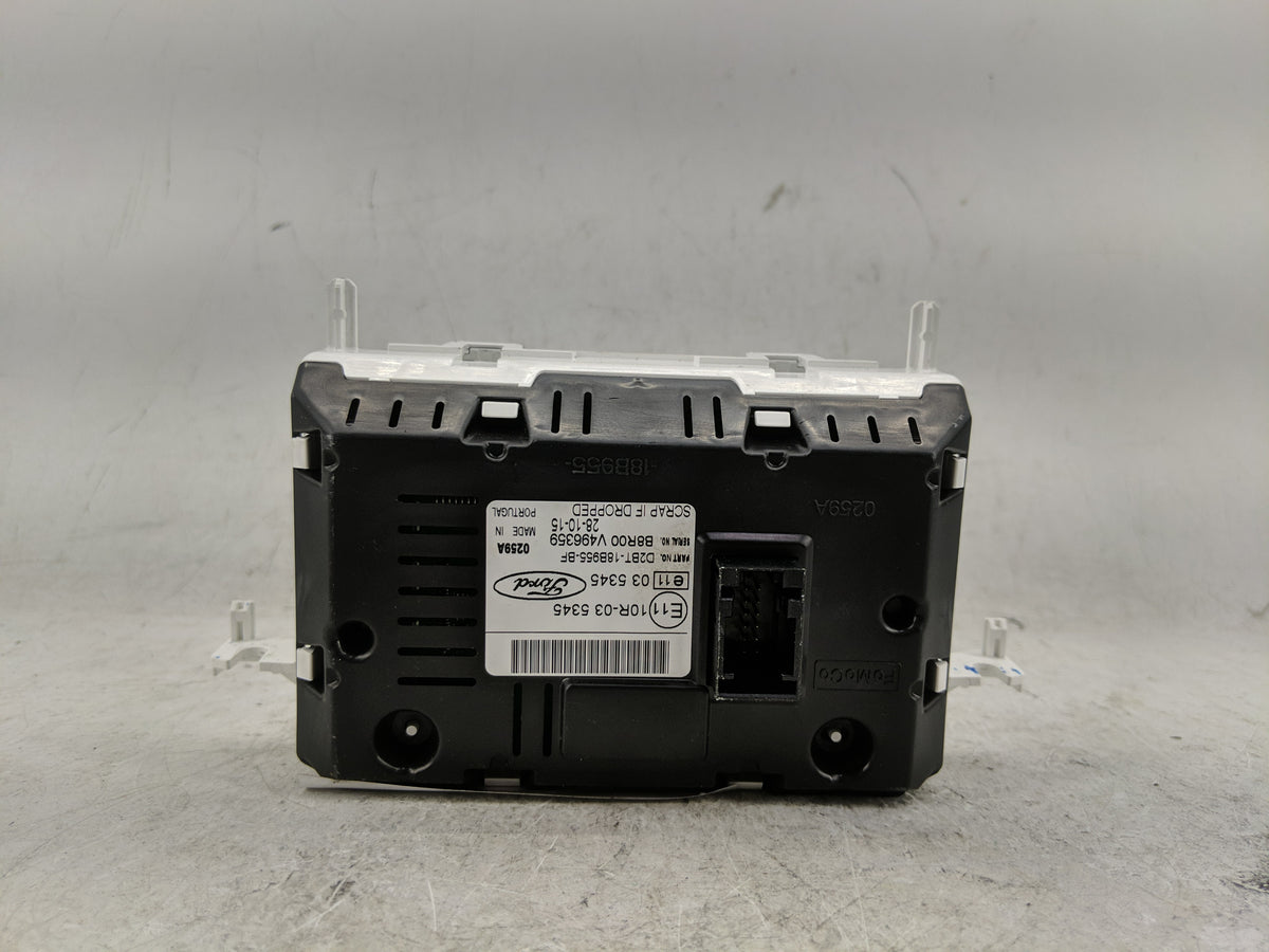 2014-2017 Ford Fiesta Information Radio Display Screen 1227921 - Oemusedautoparts1.com