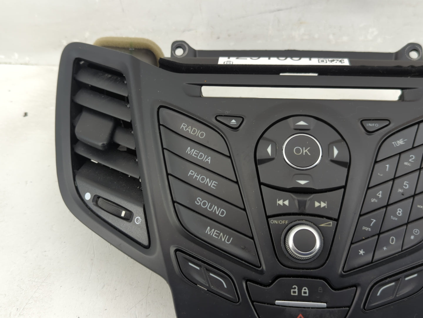 2015-2019 Ford Fiesta Radio Control Panel 1291061 - Oemusedautoparts1.com