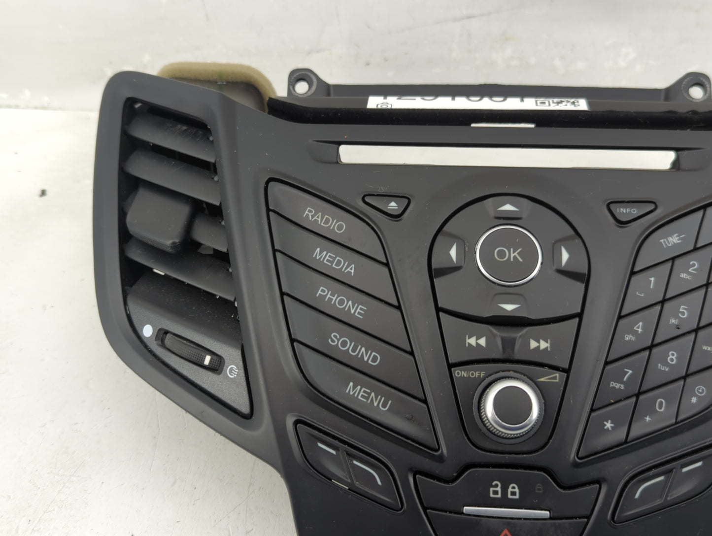 2015-2019 Ford Fiesta Radio Control Panel 1291061 - Oemusedautoparts1.com