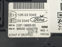 2014-2017 Ford Fiesta Information Radio Display Screen 1293592 - Oemusedautoparts1.com