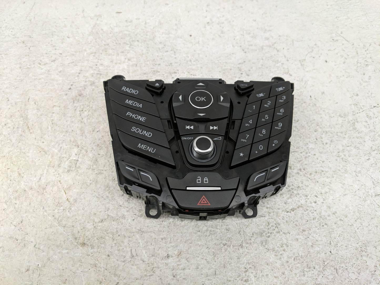 2015-2019 Ford Fiesta Radio AM FM Cd Player Receiver Replacement P/N:D2BT18K811PA Fits Fits 2015 2016 2017 2018 2019 OEM Use