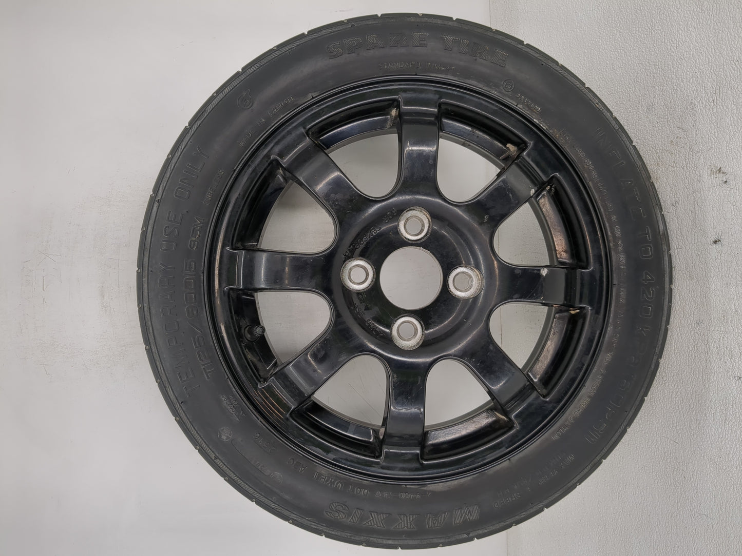 2011-2019 Ford Fiesta Spare Donut Tire Wheel Rim Oem - Oemusedautoparts1.com