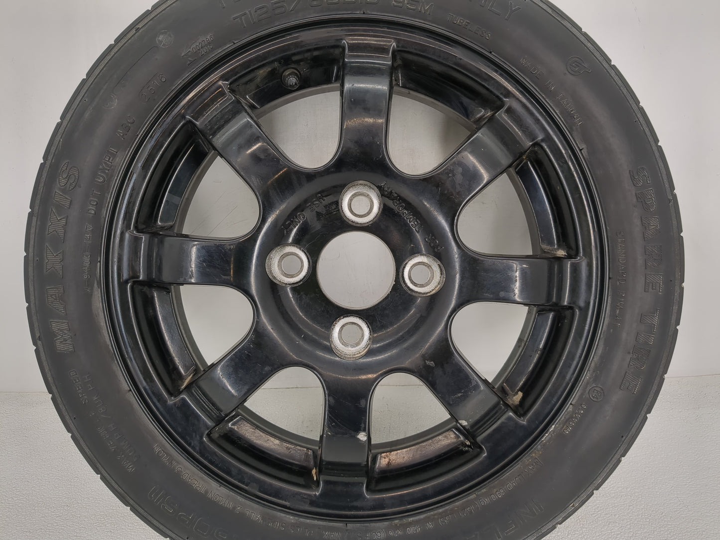 2011-2019 Ford Fiesta Spare Donut Tire Wheel Rim Oem - Oemusedautoparts1.com