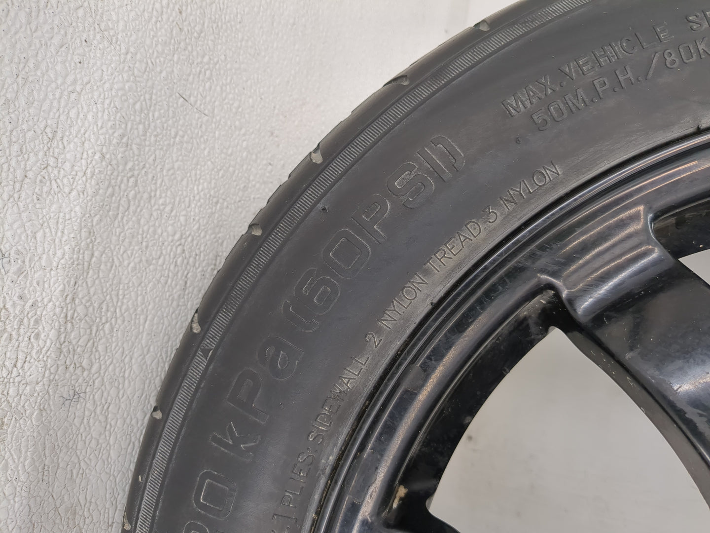 2011-2019 Ford Fiesta Spare Donut Tire Wheel Rim Oem - Oemusedautoparts1.com