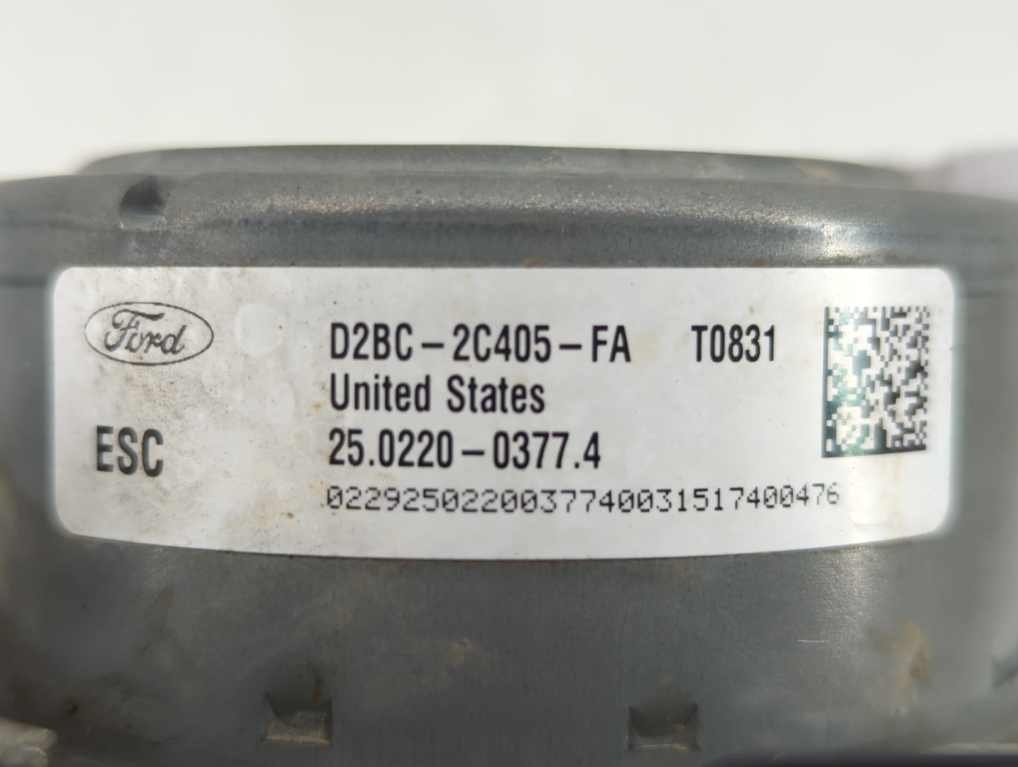 2014-2019 Ford Fiesta ABS Pump Control Module Replacement P/N:D2BC-2C405-FA Fits Fits 2014 2015 2016 2017 2018 2019 OEM Used