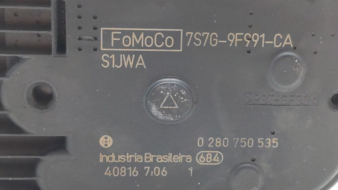 2014-2019 Ford Fiesta Throttle Body P/N:0 280 750 535 7S7G-9F991-CA Fits Fits 2013 2014 2015 2016 2017 2018 2019 OEM Used Au