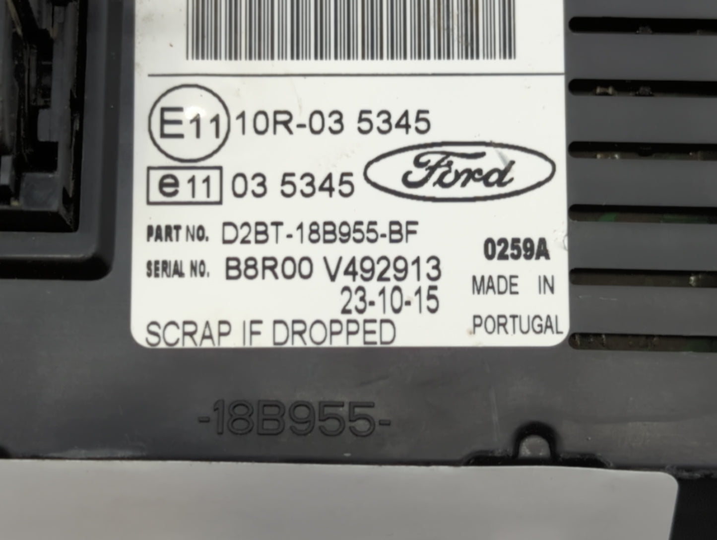 2014-2017 Ford Fiesta Information Display Screen - Oemusedautoparts1.com