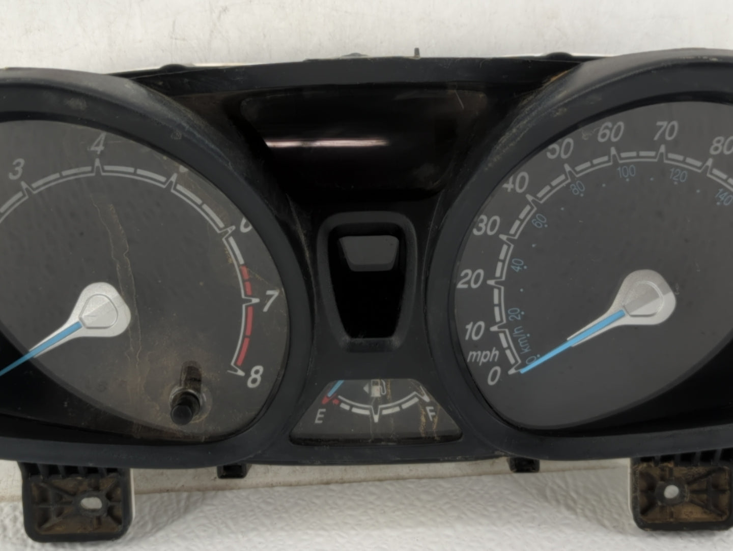 2016-2017 Ford Fiesta Instrument Cluster Speedometer Gauges P/N:D2BT-10849-AAU Fits Fits 2016 2017 OEM Used Auto Parts - Oem