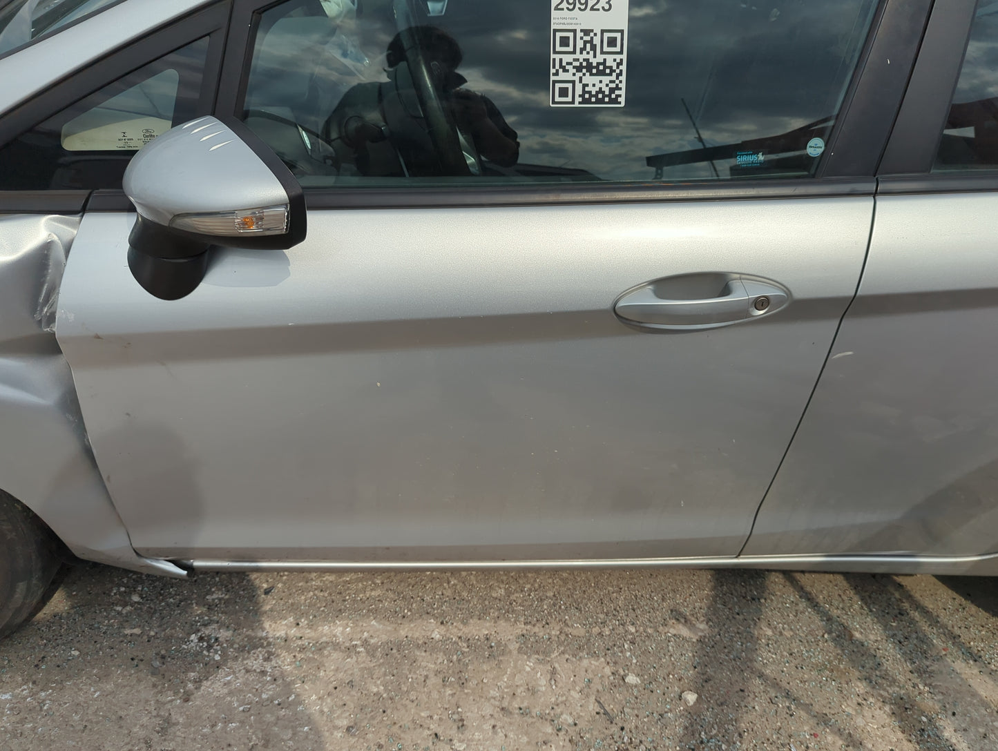 2011-2019 Ford Fiesta Driver Front Door Oem - Oemusedautoparts1.com