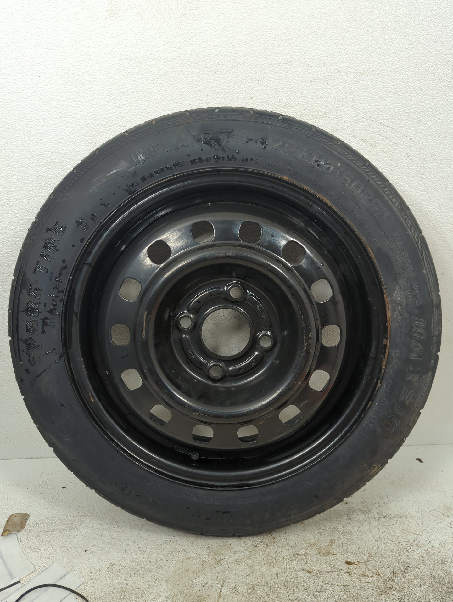2011-2019 Ford Fiesta Spare Donut Tire Wheel Rim Oem 5038415 - Oemusedautoparts1.com