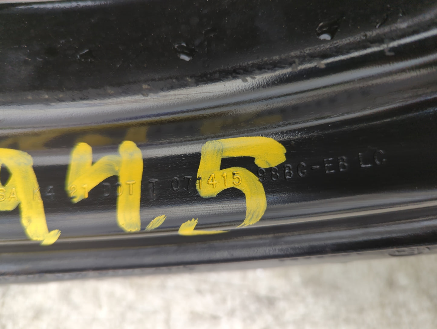 2011-2019 Ford Fiesta Spare Donut Tire Wheel Rim Oem 5038415 - Oemusedautoparts1.com
