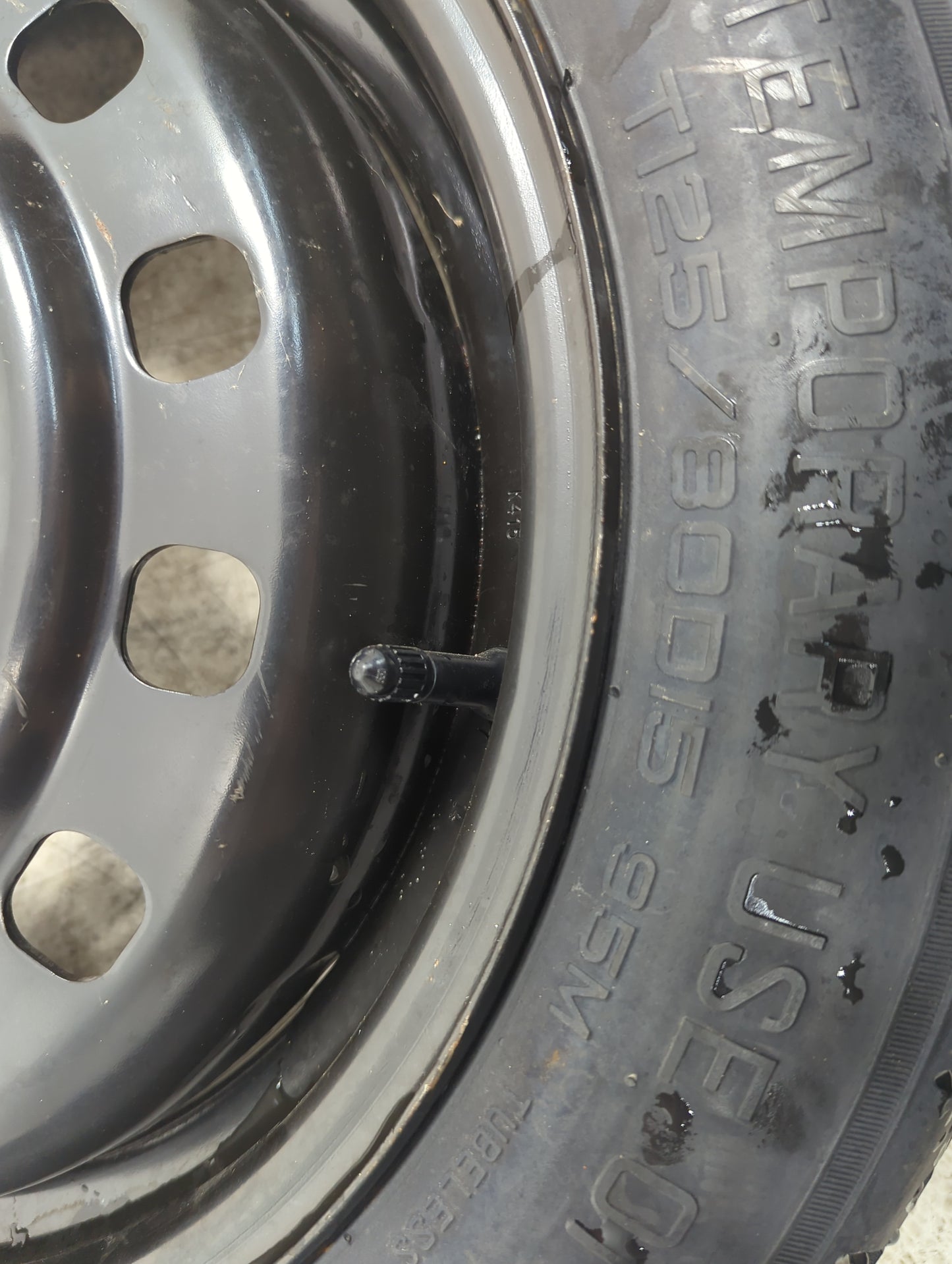 2011-2019 Ford Fiesta Spare Donut Tire Wheel Rim Oem 5038415 - Oemusedautoparts1.com
