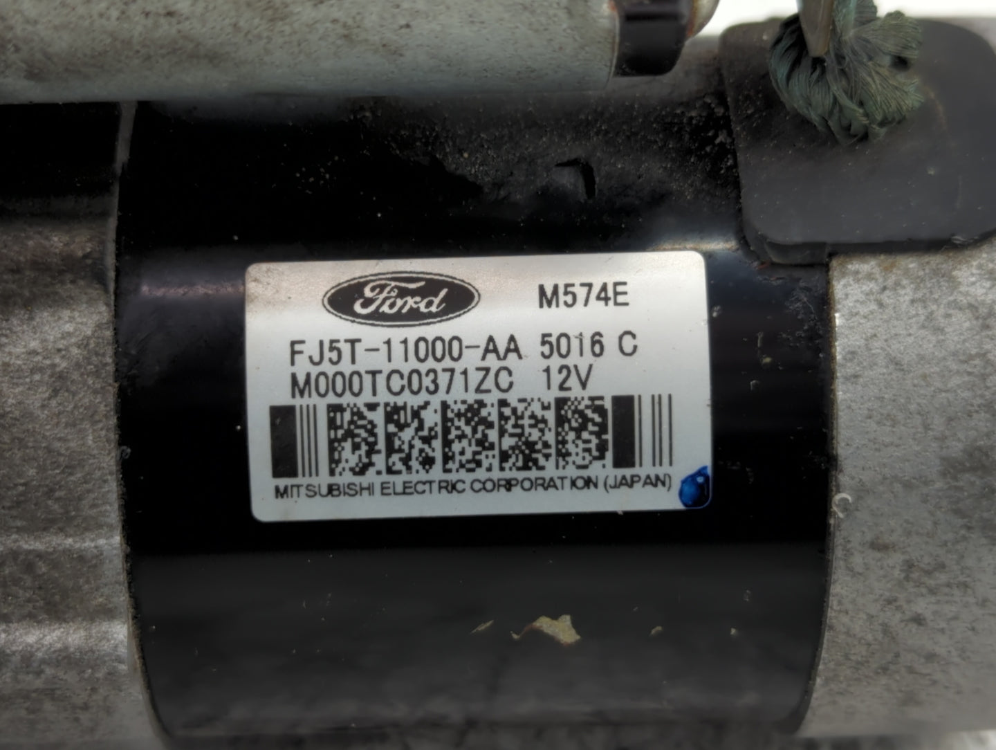 2011-2019 Ford Fiesta Car Starter Motor Solenoid OEM P/N:M000TC0371ZC FJ5T-11000-AA Fits OEM Used Auto Parts - Oemusedautopa