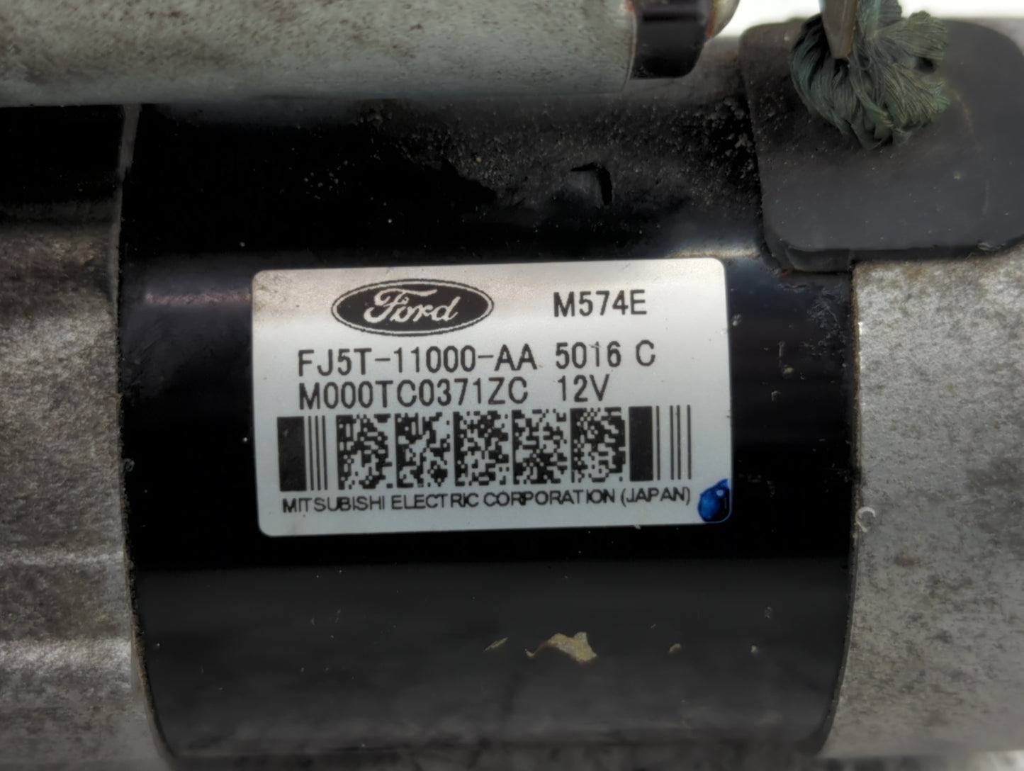 2011-2019 Ford Fiesta Car Starter Motor Solenoid OEM P/N:M000TC0371ZC FJ5T-11000-AA Fits OEM Used Auto Parts - Oemusedautopa