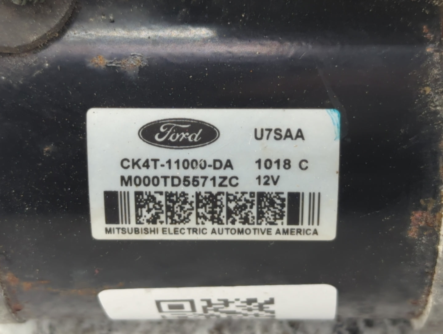 2011-2019 Ford Fiesta Car Starter Motor Solenoid OEM P/N:M000TD5571ZC CK5T-11000-DA Fits OEM Used Auto Parts - Oemusedautopa