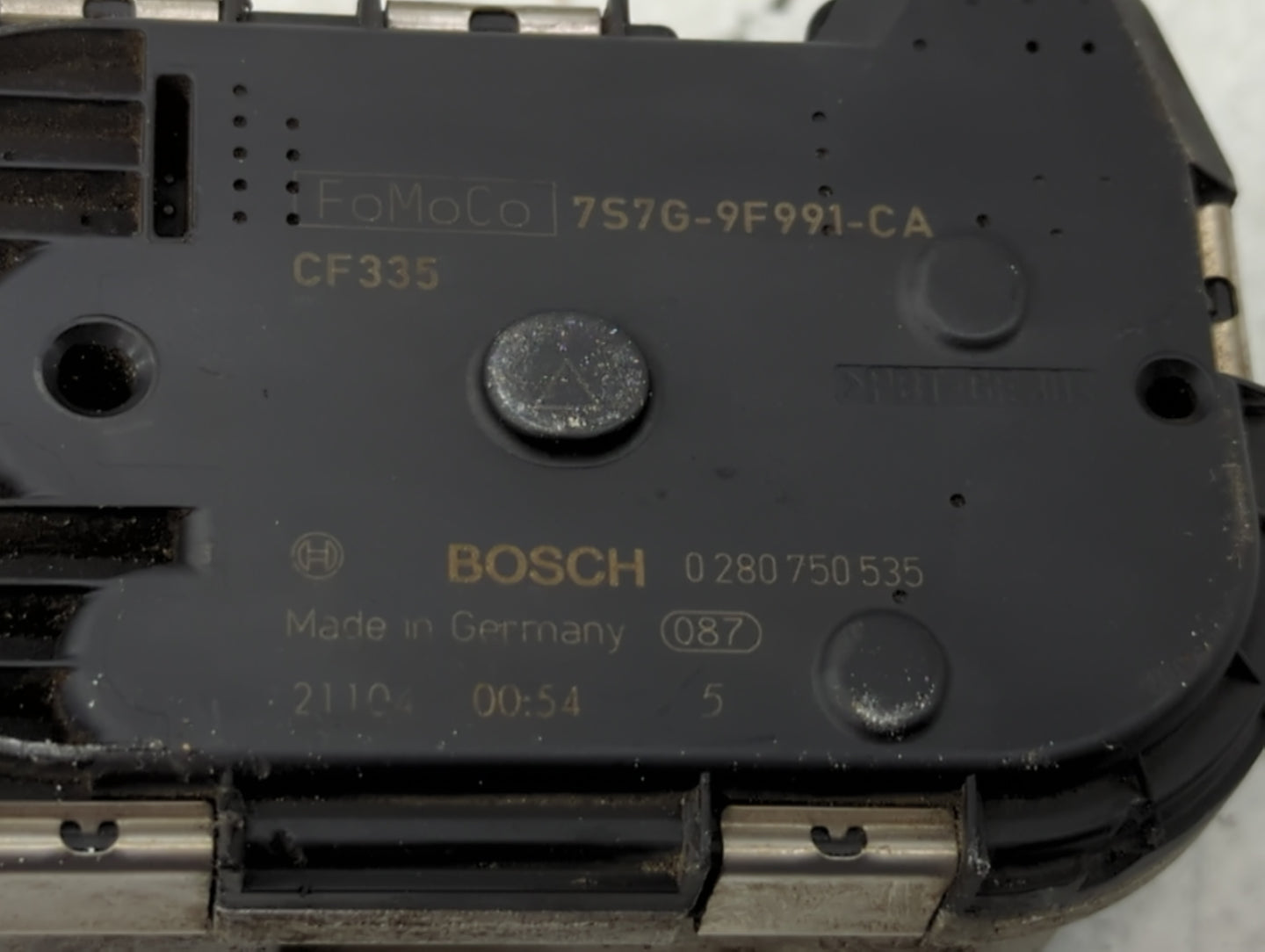 2014-2019 Ford Fiesta Throttle Body P/N:0 280 750 535 7S7G-9F991-CA Fits Fits 2013 2014 2015 2016 2017 2018 2019 OEM Used Au