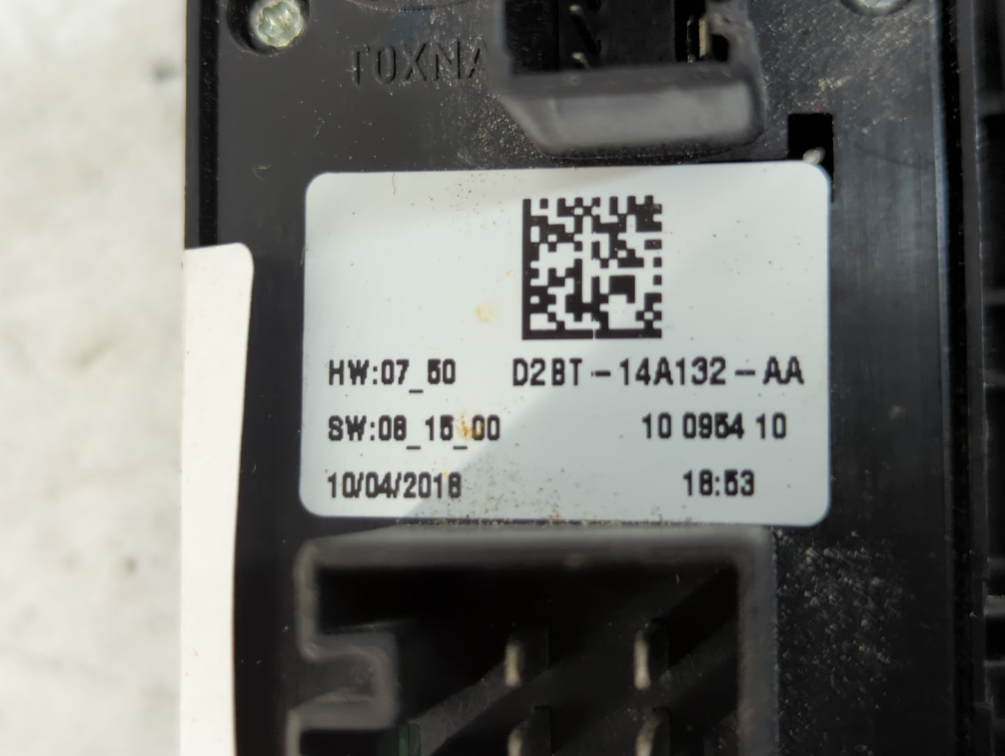 2014-2019 Ford Fiesta Master Power Window Switch Replacement Driver Side Left P/N:D2BT-14A132-AA Fits OEM Used Auto Parts - 