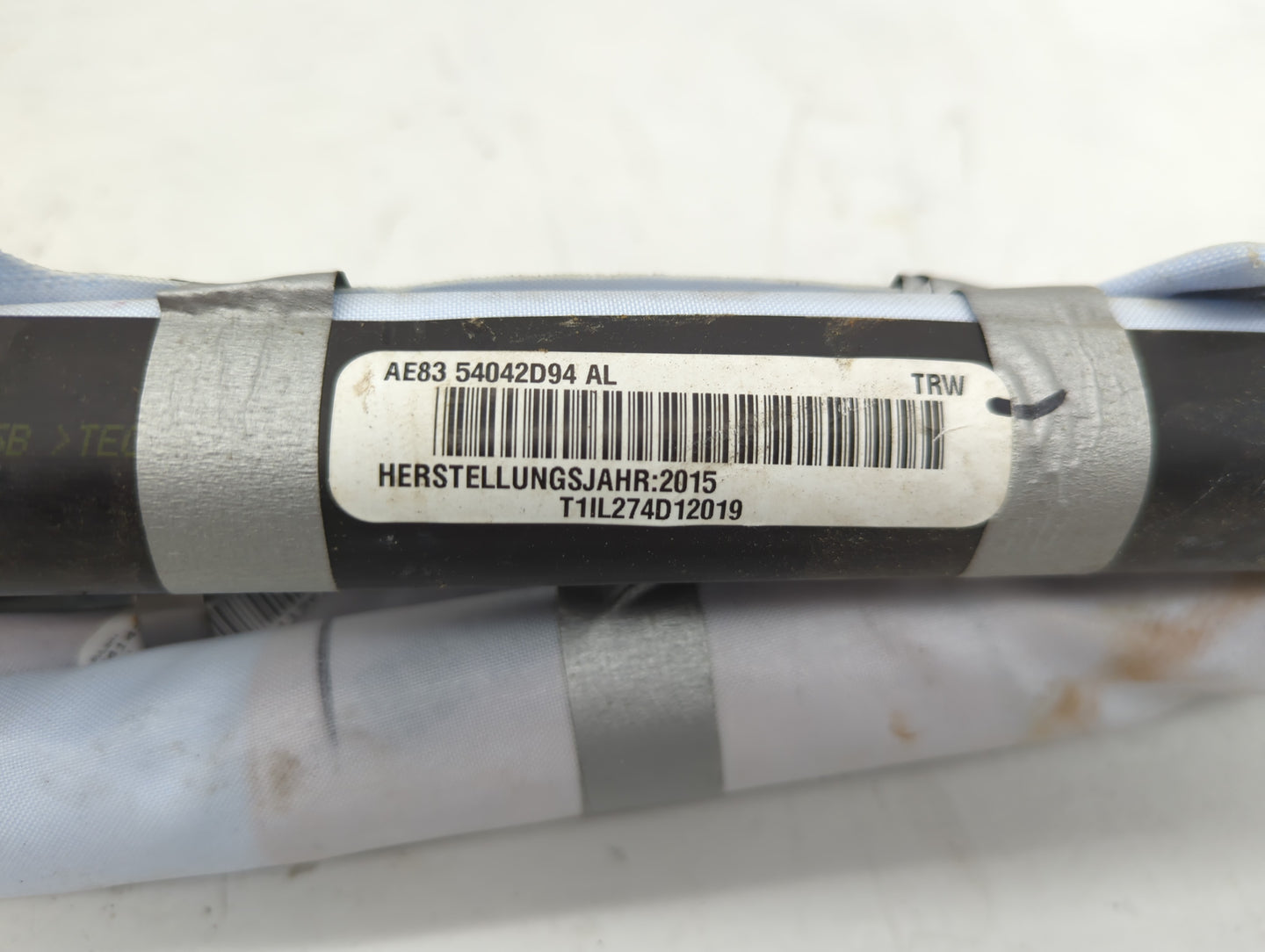 2011-2017 Ford Fiesta Passenger Curtain Air Bag Oem - Oemusedautoparts1.com