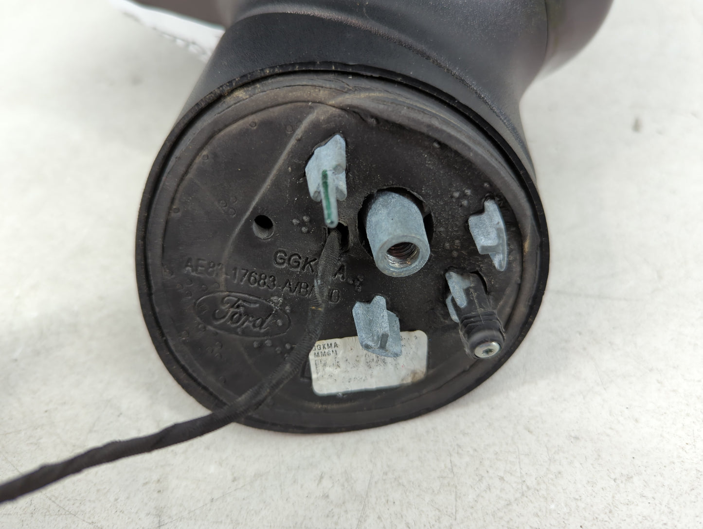 2016 Ford Fiesta Driver Left Side View Manual Door Mirror Black - Oemusedautoparts1.com