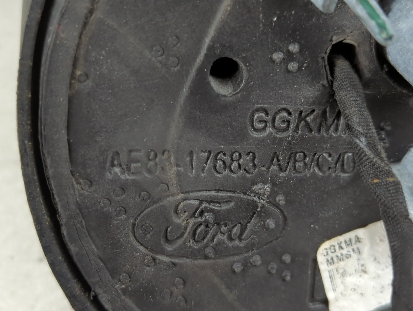 2016 Ford Fiesta Driver Left Side View Manual Door Mirror Black - Oemusedautoparts1.com