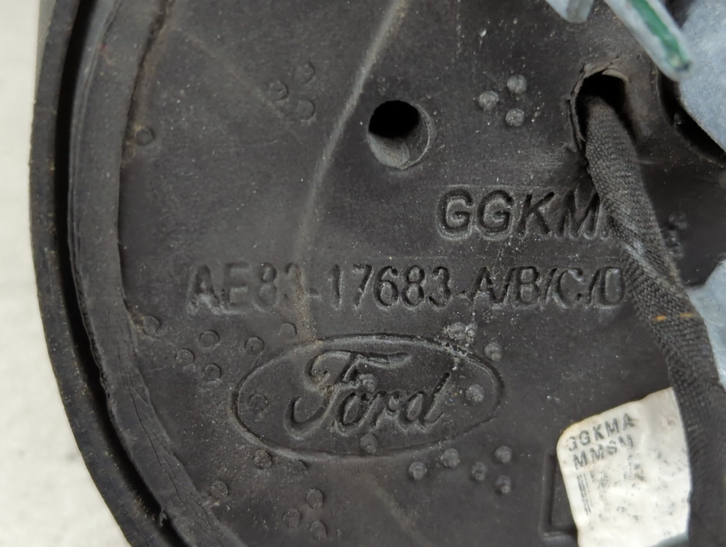 2016 Ford Fiesta Driver Left Side View Manual Door Mirror Black - Oemusedautoparts1.com