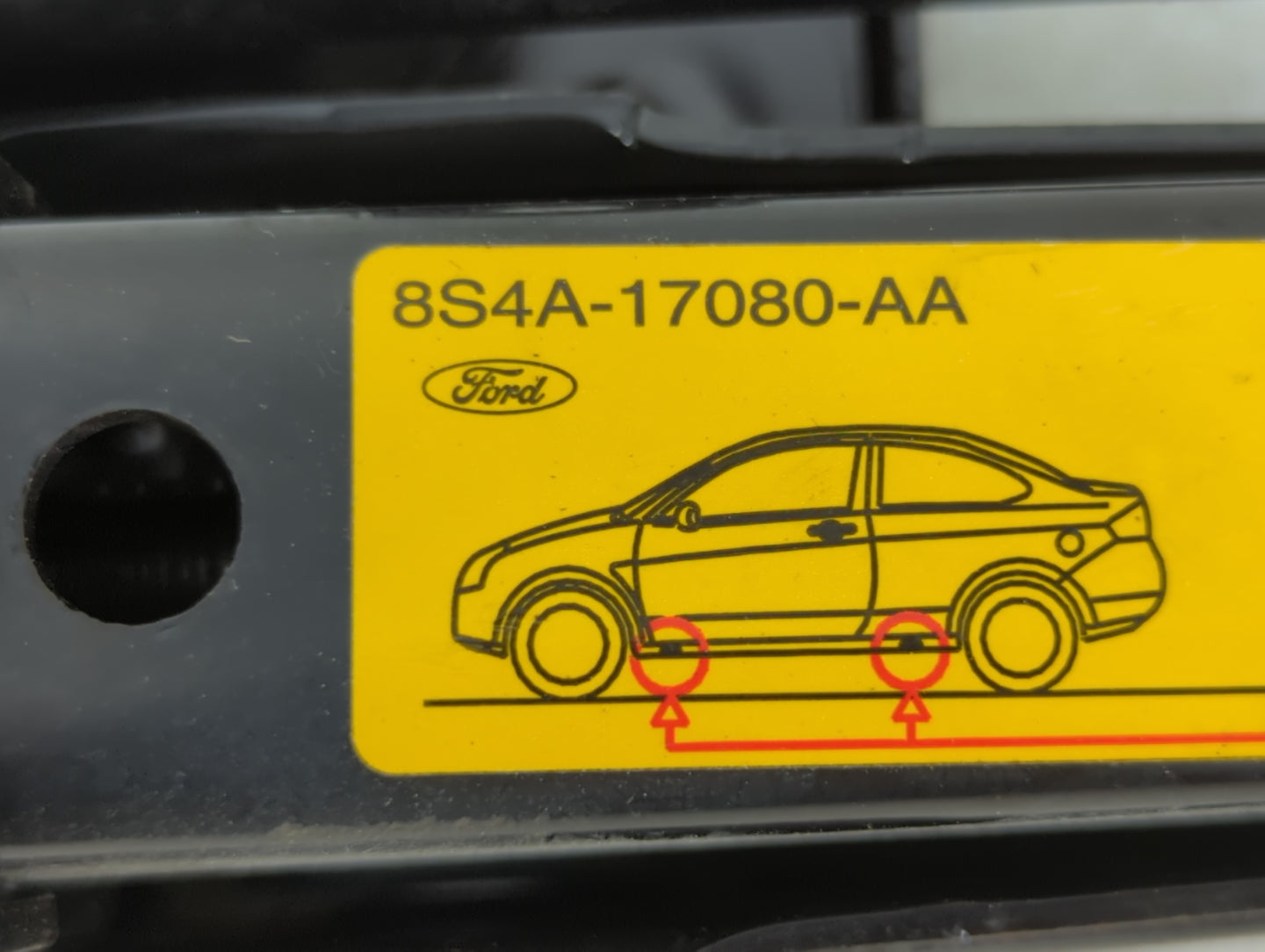 Ford Fiesta Spare Scissor Car Jack - Oemusedautoparts1.com