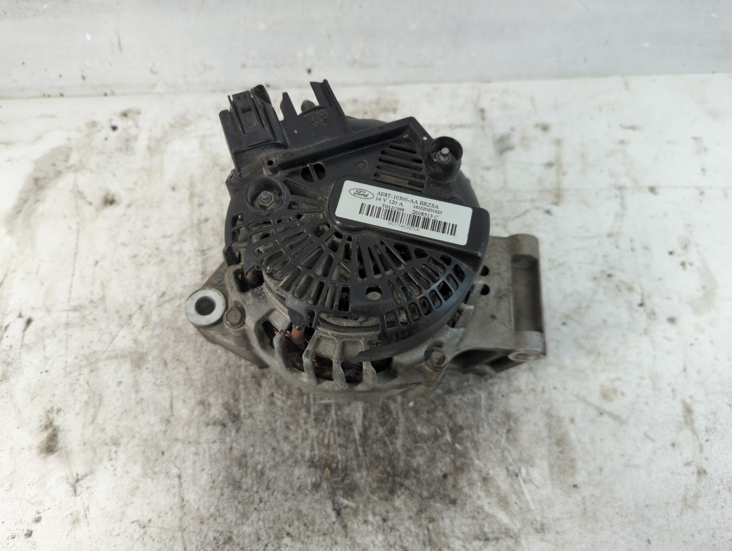 2011-2019 Ford Fiesta Alternator Replacement Generator Charging Assembly Engine OEM P/N:AE8T-10300-AA Fits OEM Used Auto Par