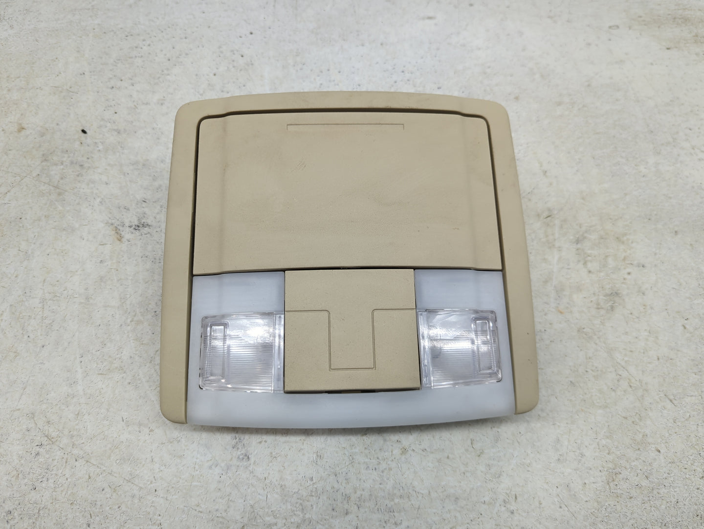 2016 Ford Flex Overhead Roof Console Tan - Oemusedautoparts1.com