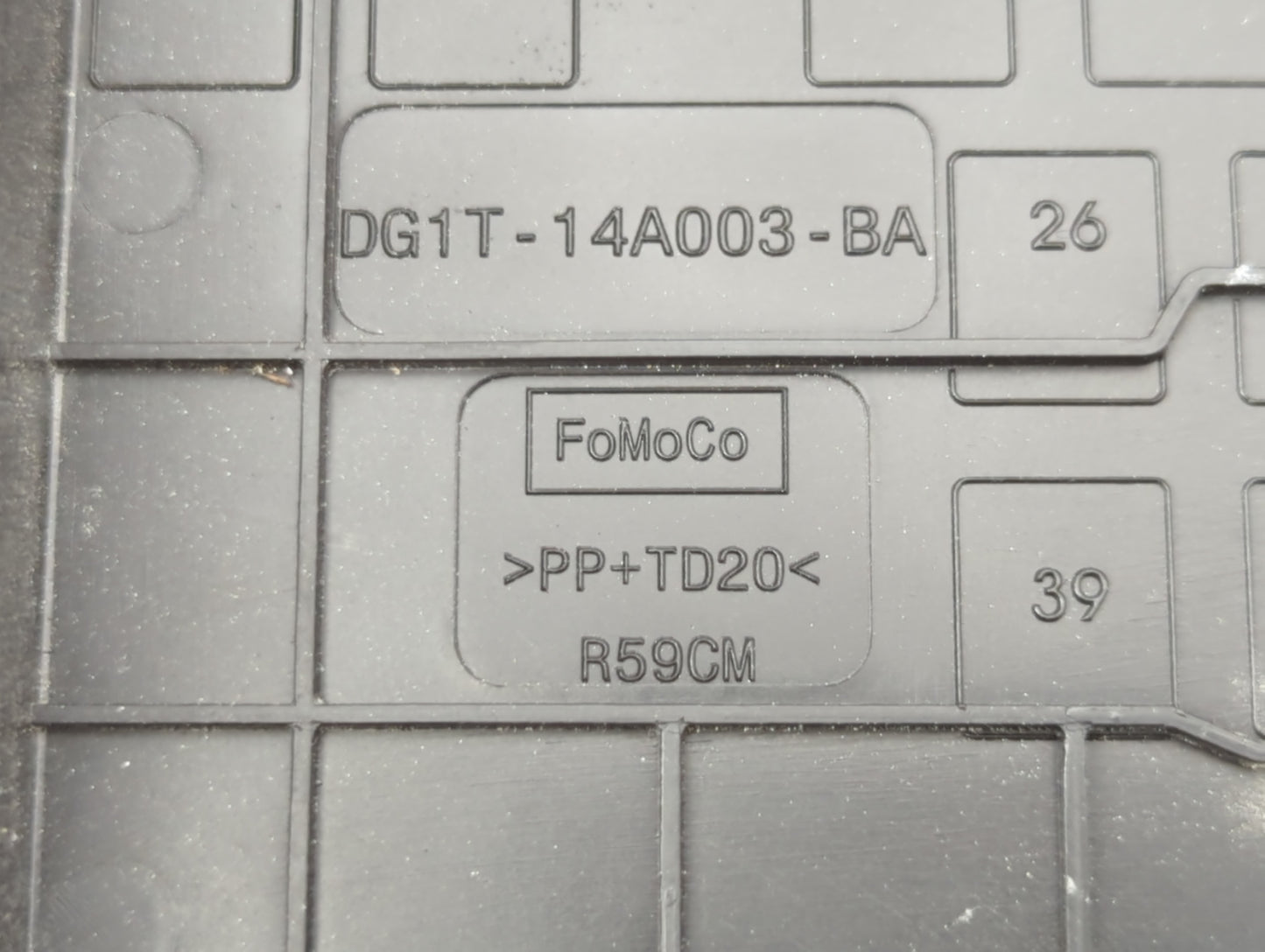 2016 Ford Flex Fusebox Fuse Box Panel Relay Module P/N:DG1T-14A003-BA Fits OEM Used Auto Parts - Oemusedautoparts1.com