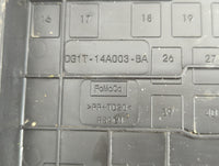 2016 Ford Flex Fusebox Fuse Box Panel Relay Module P/N:DG1T-14A003-BA Fits OEM Used Auto Parts - Oemusedautoparts1.com