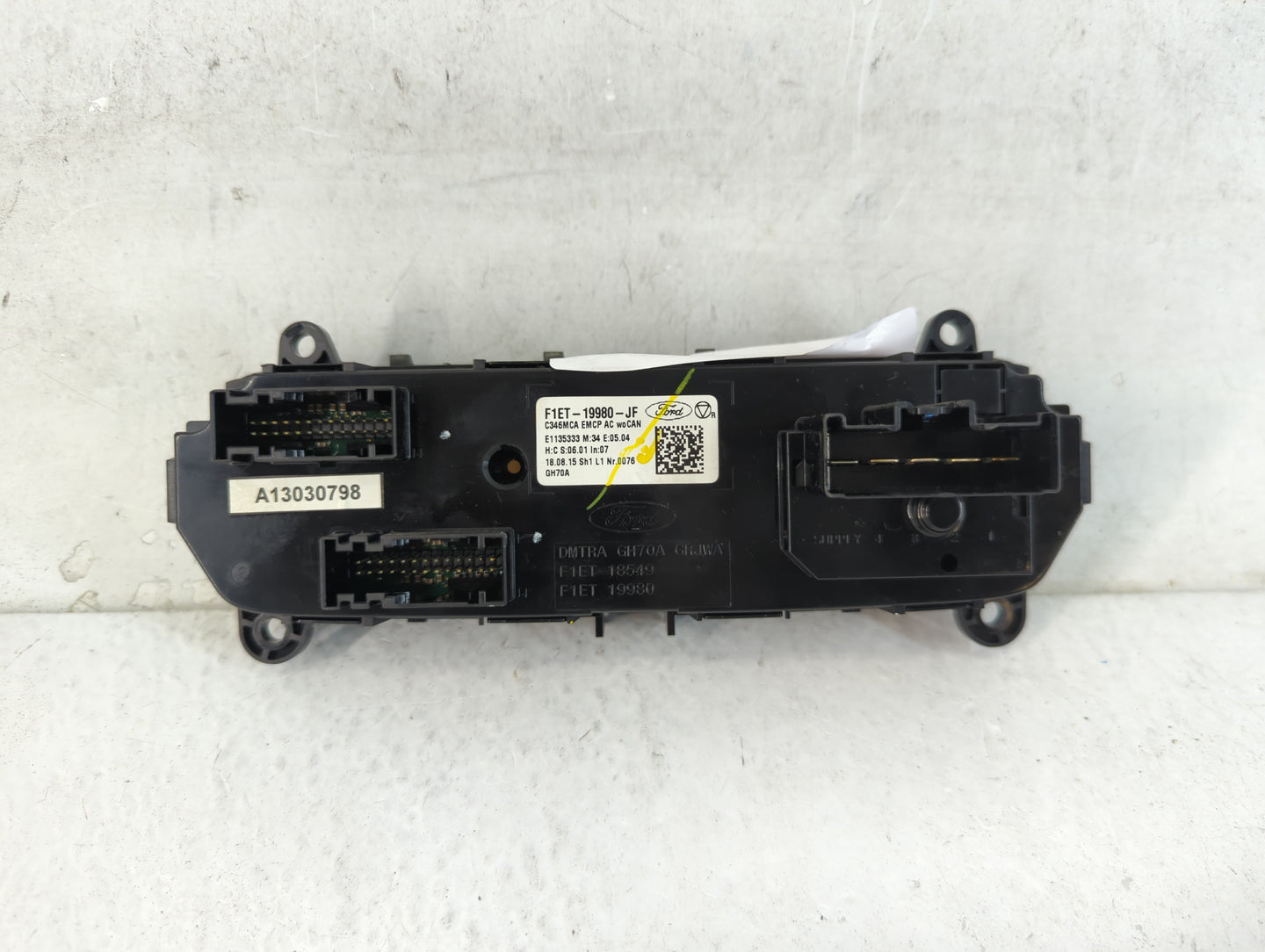 2015-2018 Ford Focus Climate Control Module Temperature AC/Heater Replacement P/N:F1ET-19980-JF Fits Fits 2015 2016 2017 201