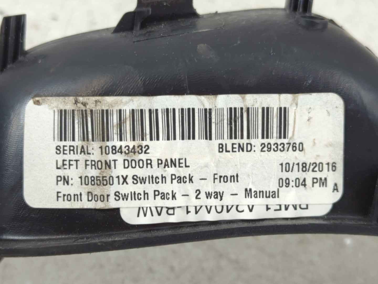 2012-2018 Ford Focus Master Power Window Switch Replacement Driver Side Left P/N:1085501X Fits OEM Used Auto Parts - Oemused
