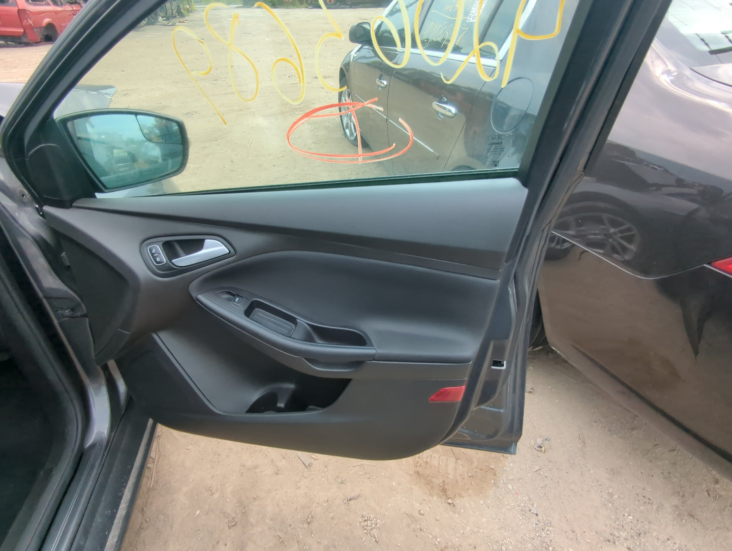 2016 Ford Focus Front Right Passenger Interior Door Panel Trim - Oemusedautoparts1.com
