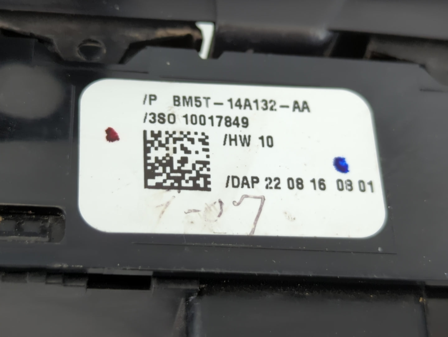 2012-2018 Ford Focus Master Power Window Switch Replacement Driver Side Left P/N:BM5T-14A132-AA Fits OEM Used Auto Parts - O