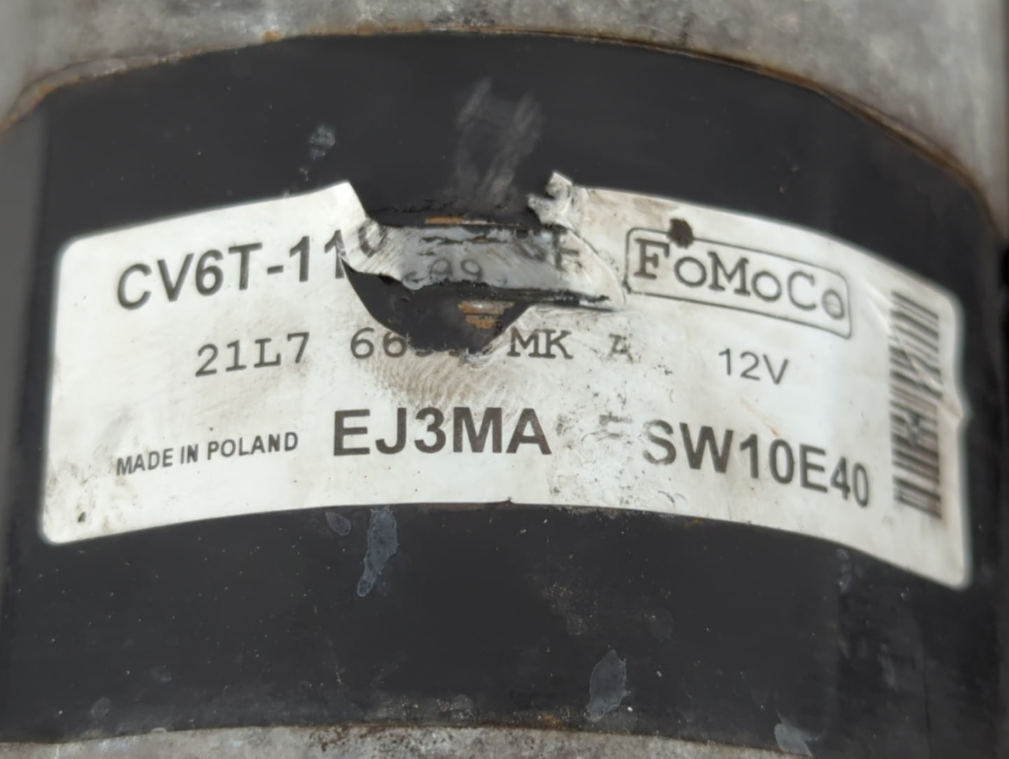 2015-2018 Ford Focus Car Starter Motor Solenoid OEM P/N:CV6T-11 CV6T-11000-E Fits Fits 2015 2016 2017 2018 OEM Used Auto Par